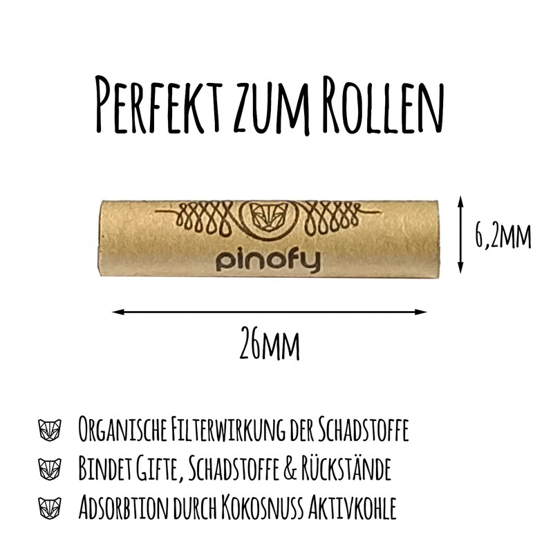 PINOFY Activated Carbon Filter Set | 200 Activated Carbon Tips