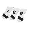 3PCS Golf Club Head Cover PU Leather Waterproof Protective Golf