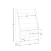 RiverRidge Kids Bookshelf & Toy Storage Organizer with 4 Book