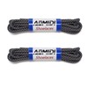AOMIDI Thick Shoelaces Round Athletic Shoe Laces (2 Pair) -