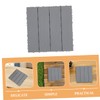 Operitacx Interlocking Plastic Wood Deck Tiles for Patio Balcony Garden