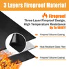 Hearth Rugs for Fireplaces Fire Resistant, 4'11'' x 2'8'' x