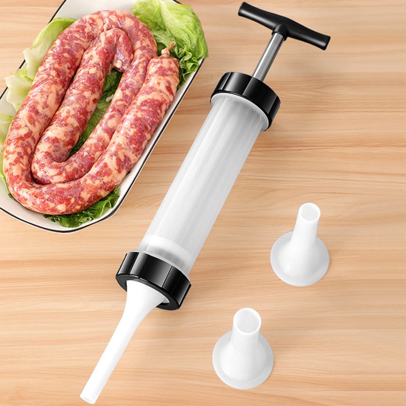 Sausage Stuffer - Homemade Manual Sausage Maker, Fast Meat Filling