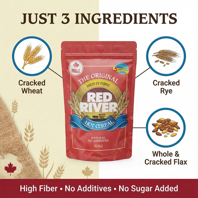 Red River Cereal - Cracked Wheat Hot Cereal (2lbs /