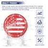 2PCS Bling Car Cup Holder Coasters, 2.74'' American Flag Anti