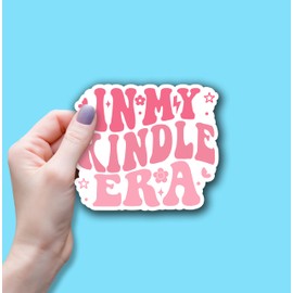 (3Pcs) in My Kindle Era Sticker, Bookish Sticker, Book Club Sticker, Bookish Stickers, Reading Stickers, Bookish Sticker Decals for Books Laptops Phone Water Bottles Tumbler Cup Kindle 3x3 Inch