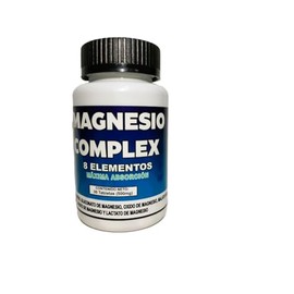Magnesio Complex, 8 Elementos, Citrato, Gluconato, Oxido, Malato, L-Treonato, Tauratoy Lactato Suplemento alimenticio. Máxima Absorción, 30 Tabletas, 