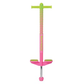 Flybar Maverick 2.0 Foam Pogo Stick for Kids Ages 5 and Up, 40 to 80 Pounds, Outdoor Toys, Boys Girls, Rubber Grip, by The Original Company (Pink/Green) (F-FBPS-MAV7040)