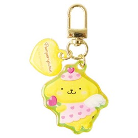 Tees Factory Sanrio Characters Plump Aurora Charm Pompom Pudding, H1.9 x W1.7 x Depth 0.2 inches (49 x 43 x 4 mm), SR-5546318PU