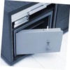 TEHAUX 30pcs Rod Sleeves for File Cabinets and Wardrobes Durable