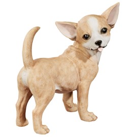 Touch of Class Delighted Chihuahua Dog Adorable Table Sculpture Tawny