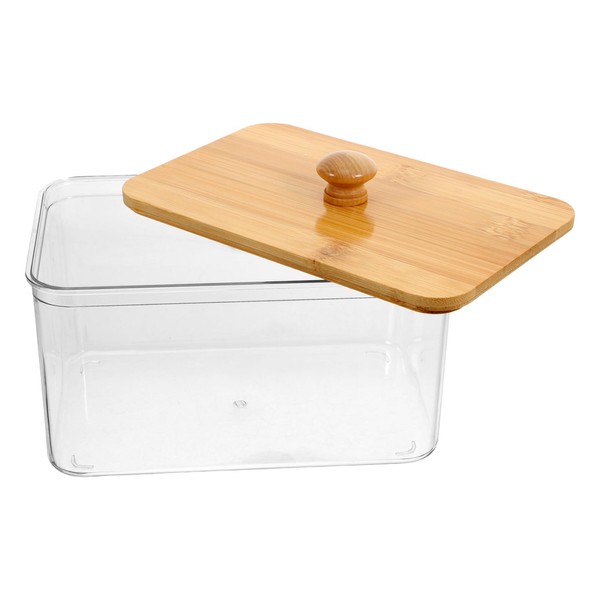 NOLITOY Sheet Laundry Sheet Holder with Lid Transparent Container for