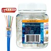 ITBEBE - Conectores RJ45 chapados en Oro (Cat5, Cat5e, 8P8C,