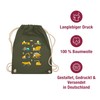 Shirtracer - Gym Bag Backpack - Children's Tractor Excavator etc.