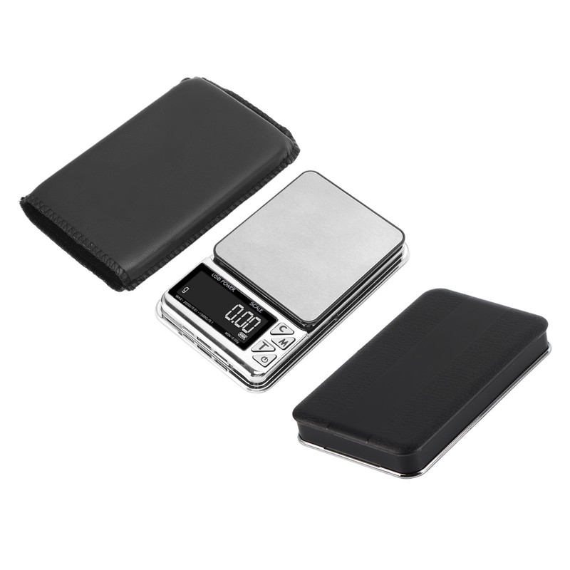 Home Digital Kitchen Scale 200g/0.01g‑1500g/0.1 High Accuracy USB Rechargeable Stainless