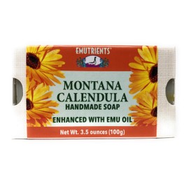 Montana Emu Ranch - Montana Calendula Handmade Soap 3.5 Ounce Bar