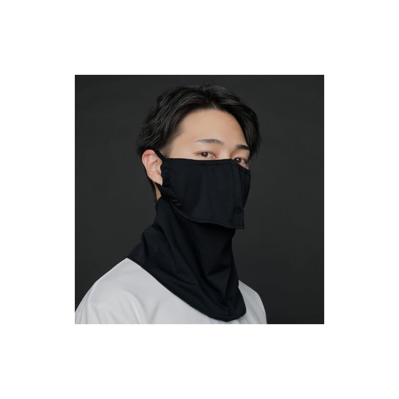YAKeNU UV CUT MASK 99.9 Black Label Face Cover, Black