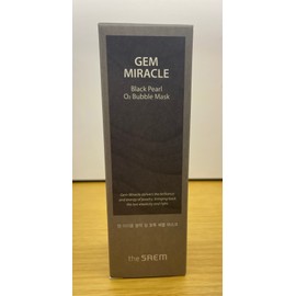 The Saem Gem Miracle Black Pearl O2 Bubble Mask 105g / 더샘 젬 미라클 블랙 펄 오투 버블 마스크 105g