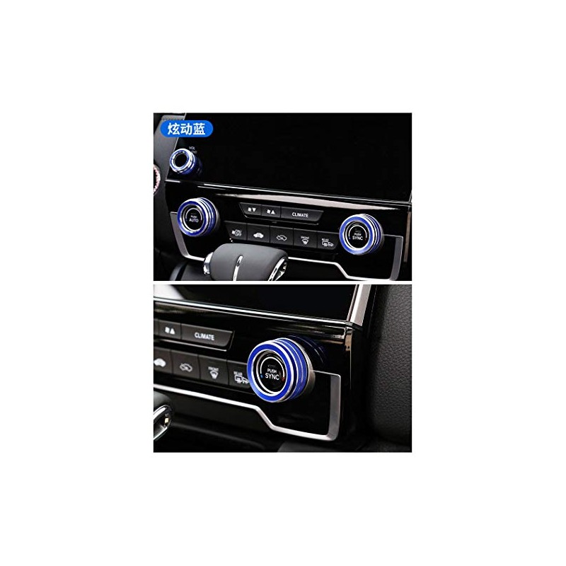 Aluminum Centre Console Cover Compatible with Honda CRV CR-V 2017