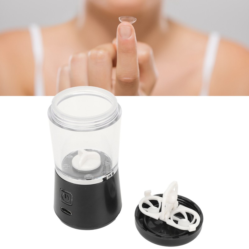 Contact Lens Cleaner USB Charging Automatic Portable Tear Proteins Removal