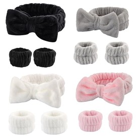 Diadema Skincare, 12 Piezas Bandas para el Cabello, Diseño Suave y Cómodo, Diadema para Skincare, Material de Tela, Ideal para Rutinas de Belleza y Cu
