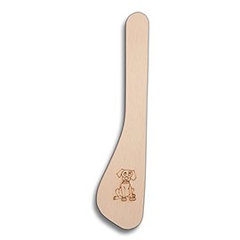 Hofmeister® Wooden Cooking Utensils Spoon or Spatula with Motif (Oval Cooking Spoon/Winking Face)