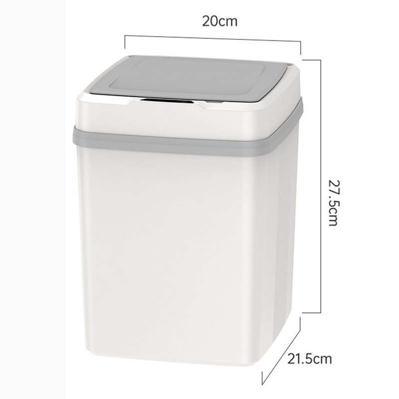 Automatic Trash Can Touchless Quiet Large Capacity Motion Sensor Waste