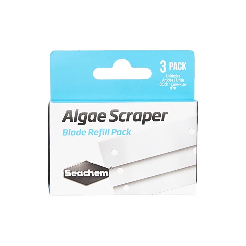 Seachem Laboratories Algae Scraper Replacement Blades (Pack of 3)