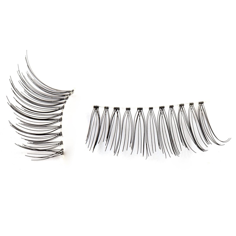 DYU1 Half False Eyelashes, 10 Pairs, Russian Strip Lashes, D/DD