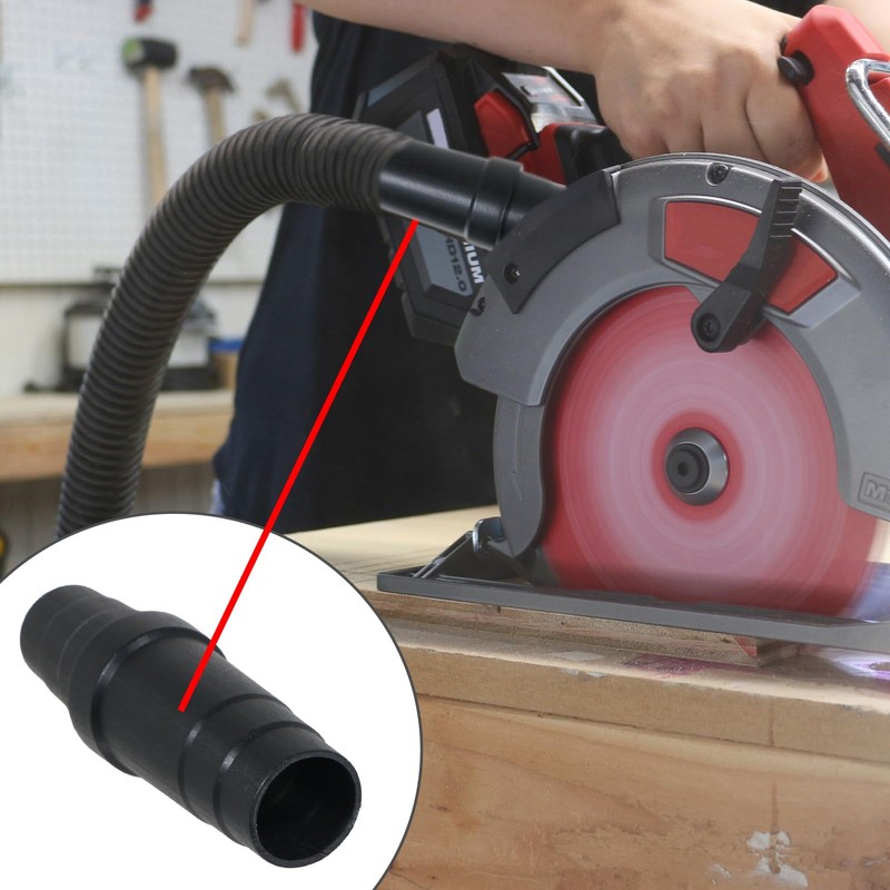 Spares2go Tool Adapter for Makita Vacuum Hose Adaptor Dust Port