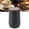 Coffee Bean Canister Airtight Stainless Steel Visible 800ml with Spoon