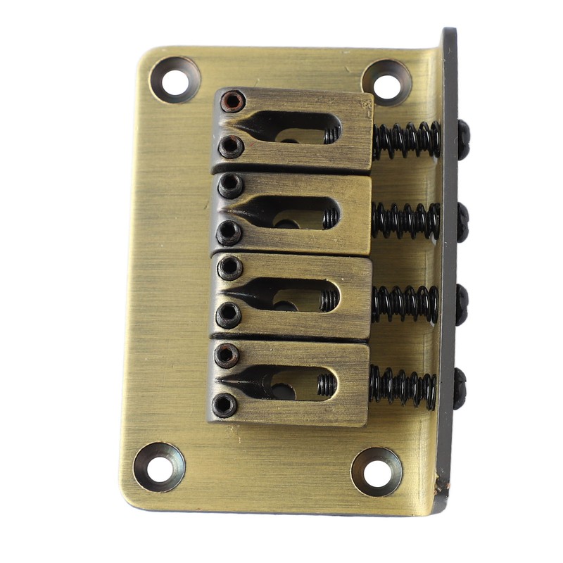 4 String Guitar Bridge Ukulele Bass Metal Bridge Replacement for