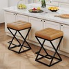 Andeworld 26" Counter Height Bar Stools Set of 2- Backless