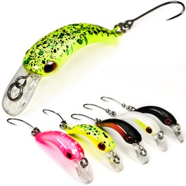 Fishing Lure Set, Vmsixvm, Fishing Tackle Set, Management Fishing Sites, Streams, Lures, Includes Trout Spoon, Lure, Crankbait, Sinking Minnow, Swivel, Snap, Spinner Lure, Rainbow Trout, Barbless Hook, For Bass Fishing, Saltwater Fishing, Freshwater Fishing, Beginners