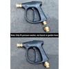 Pressure Washer Coupler, Metric M22 15mm Male Thread to M22
