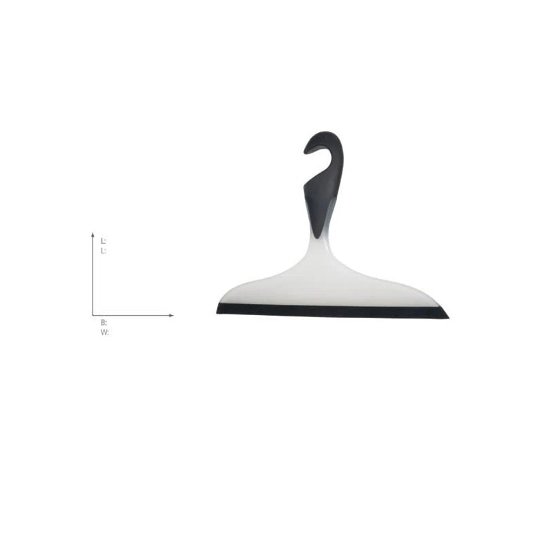 WENKO Squeegee Bathroom Wiper Streak Free Plastic Rubber Shower Cleaner