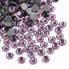 beadsland Crystal Hotfix Rhinestone,Machine Cut Stone 1440pcs/pkg (Violet,SS10/3mm)