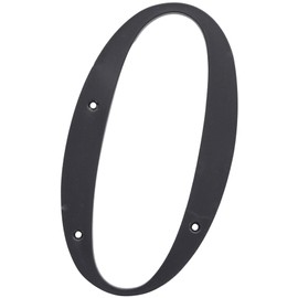 Hillman 847374 Black House Number 0, 6-Inch Nail Plastic
