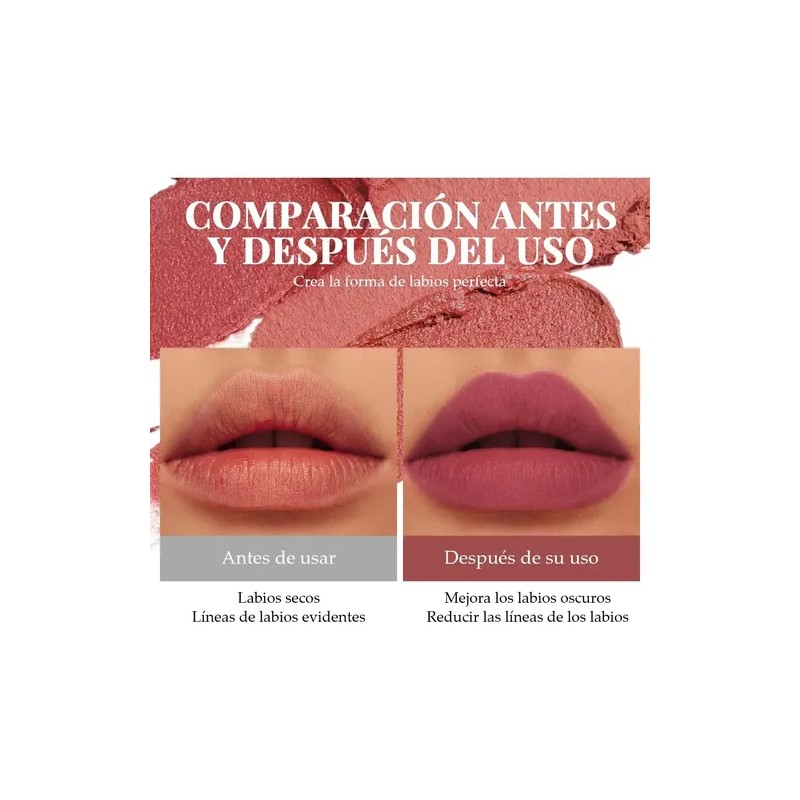12 Colores Labiales Mate Larga Duracion Pintalabio Regalo