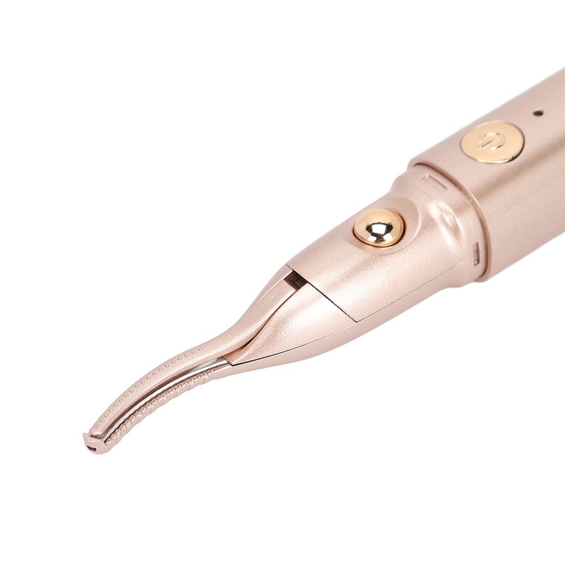 2 in 1 Heated Eyelash Curler Eyebrow Hair Remover Double