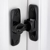 INIRET 3 Pack Barn Door Latches,90/180 Degree Gate Lock,Zinc Alloy