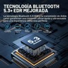 ZIPFORCE Auriculares inalámbricos, Bluetooth 5.3 en el oído, 4 micrófono