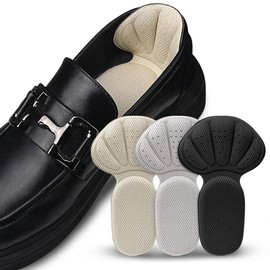 Anti-Scuff Fluffy Anti-Slip Heel Cushions for Shoes Pad Gray 2ea