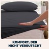 Flowen Fitted Sheet 180 x 200 cm Microfibre Fitted Sheet