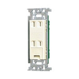 Panasonic (Panasonic) Embedded Earth Terminal with Double Outlet Flat wn1532 K