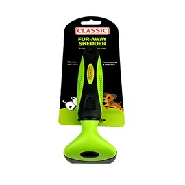 CLASSIC Pet Grooming De-Shedder for Dogs - Small, Green