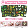 72 PCS Farm Party Favors – 48 PCS Tattoos &