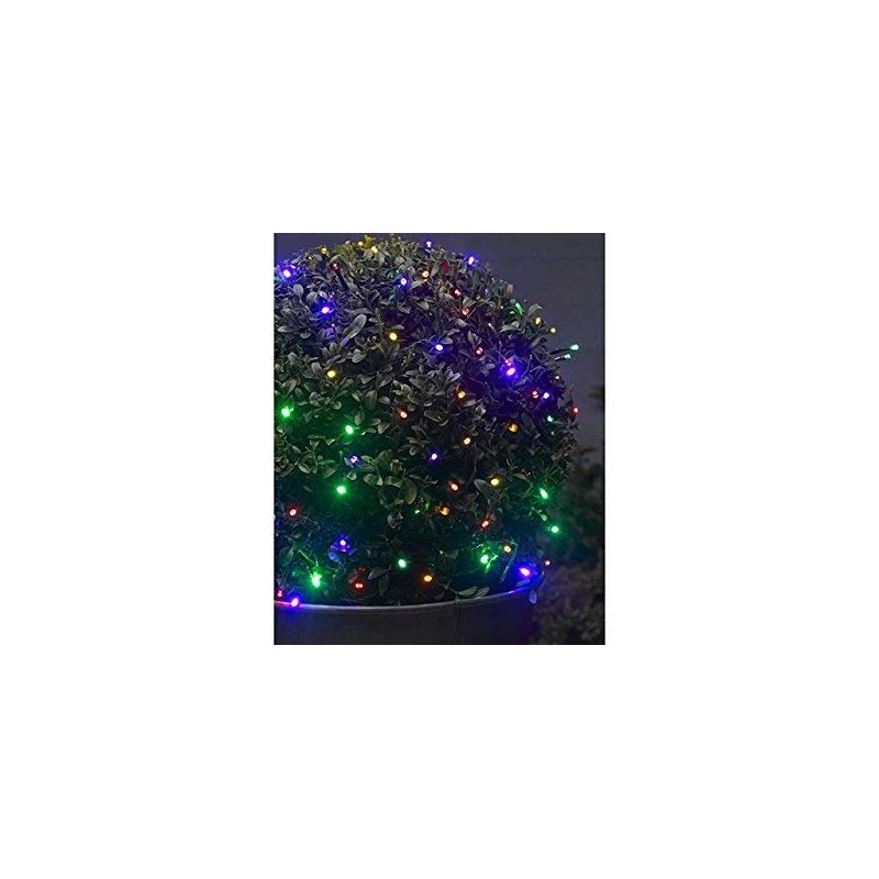 Smart Solar 50 x Farbige LED Lichterkette 6,9 m