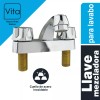 Sanplom Llave Mezcladora Para Lavabo 4'' Maneral Zamac 8955 Sanplom