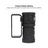 COB LED Diving Flashlight 100m Waterproof Underwater Torch with 3